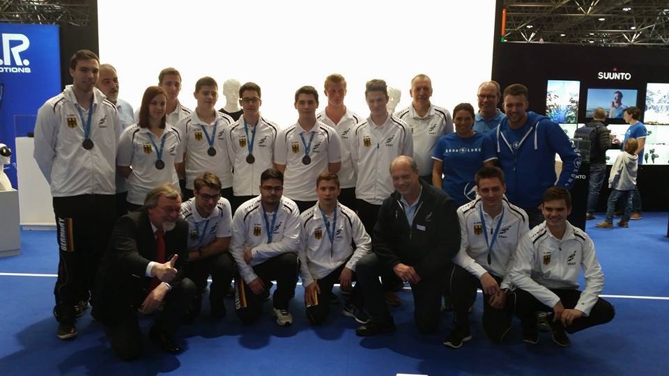 Die UWR U21 Nationalmannschaft auf der BOOT