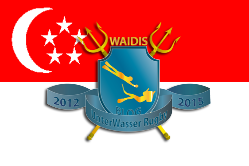 Unterwasser Rugby auch in Asien